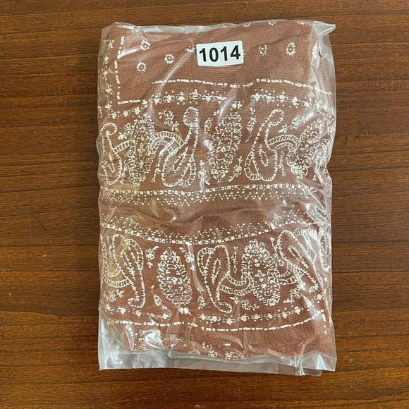 Free People Women's Top Small Brown Tunic SLeeveless Tie Back Bandana - Picture 14 of 14